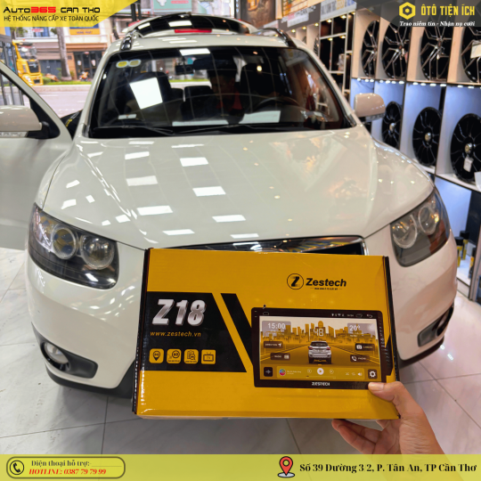 MÀN HÌNH ZESTECH Z18 - HYUNDAI SANTAFE 