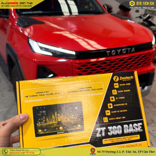 TOYOTA HILLUX NÂNG CẤP MÀN ZESTECH ZT 360 BASE