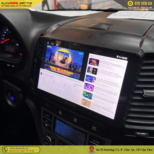 MÀN HÌNH ZESTECH Z18 - HYUNDAI SANTAFE 