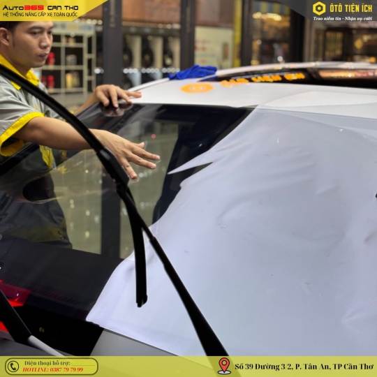 HYUNDAI CUSTIN DÁN PHIM CÁCH NHIỆT 3M CRYSTALLINE TẠI AUTO365 CẦN THƠ 