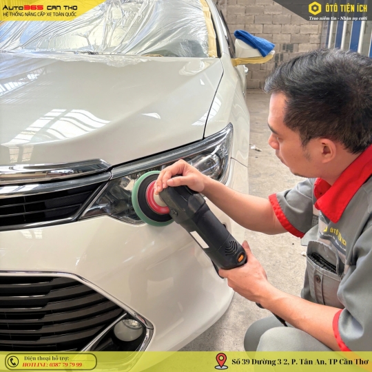 HIỆU CHỈNH MẶT SƠN - ĐÁNH BÓNG LÀM ĐẸP TOYOTA CAMRY