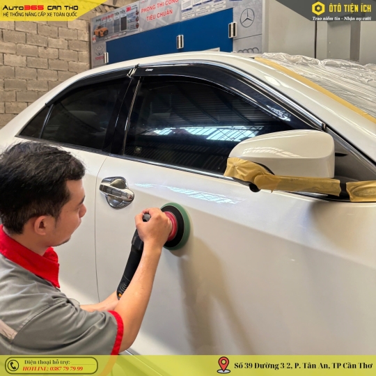 HIỆU CHỈNH MẶT SƠN - ĐÁNH BÓNG LÀM ĐẸP TOYOTA CAMRY